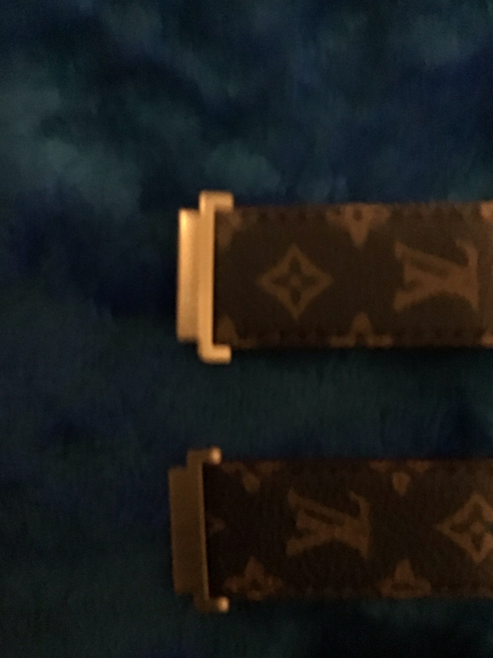 Louis Vuitton Monogram Watch Strap in Dark Brown with Gold Hardware - Picture 3 of 6